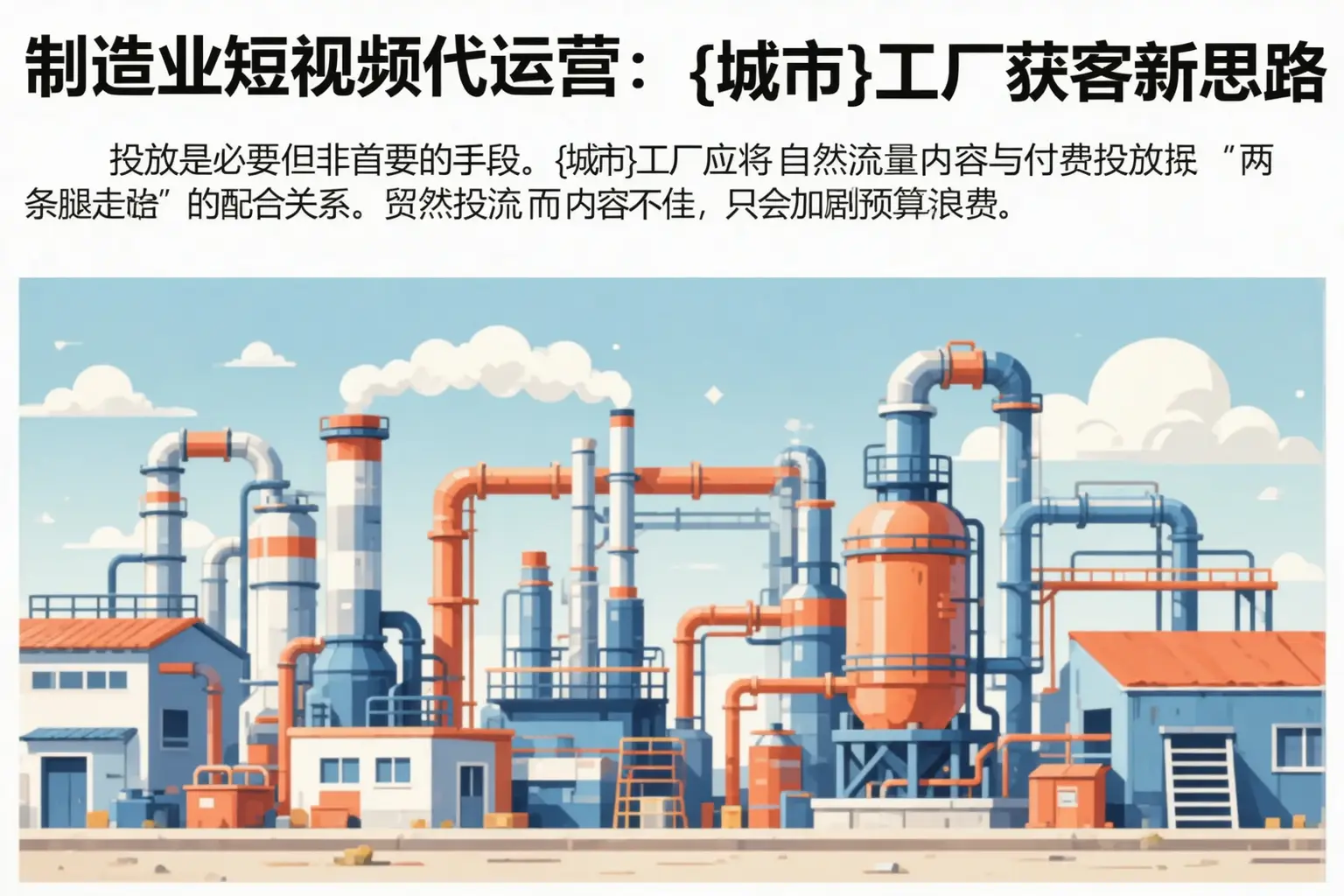 制造业短视频代运营:金平工厂获客新思路